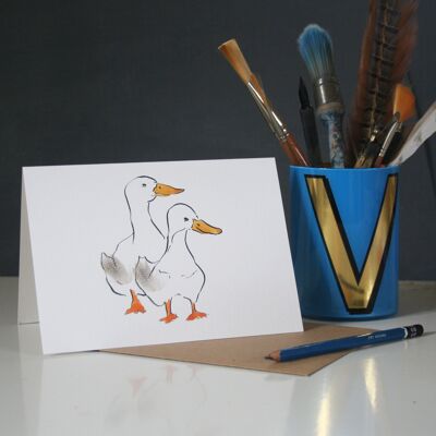 Tarjetas de pato - Baby Ducks