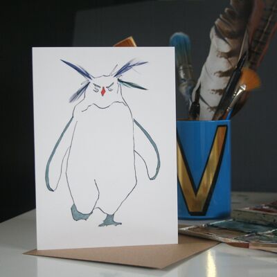 Carte Pingouin Shopper
