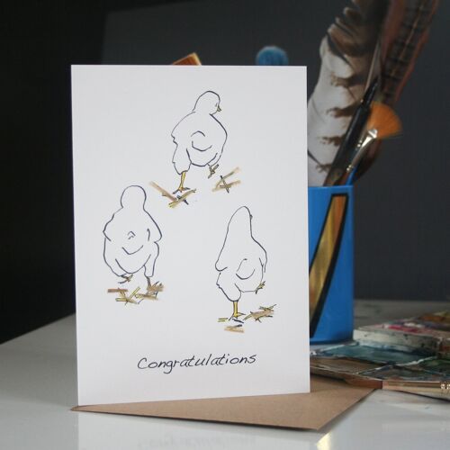 New Baby Cards - Chicks