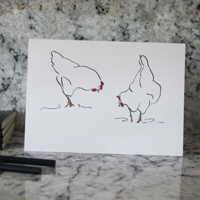 Carte di gallina - Colazione
