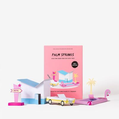 Kit modelo de verano de papel de Palm Springs a partir de 6 años