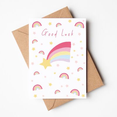 Rainbow card- Good Luck card