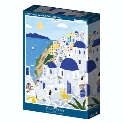 Santorini - 500 piece jigsaw puzzle