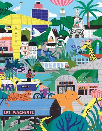 Nantes City - Puzzle 2000 pièces 2