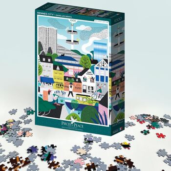 Rennes City - Puzzle 1000 pièces 3