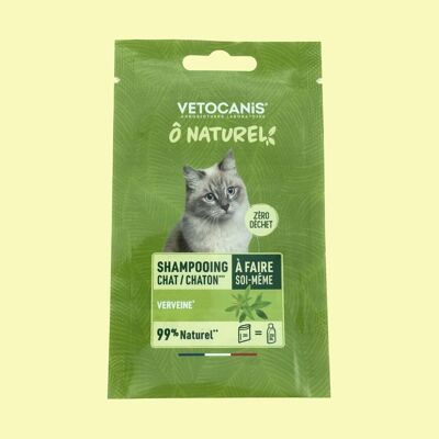 Shampoo Naturale per Gatti e Gattini alla Verbena - 20g + 210ml di acqua = 250ml di shampoo