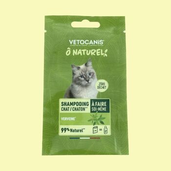 Shampoing naturel pour Chat et Chaton à la Verveine - 20g + 210ml d'eau = 250ml de shampoing 1