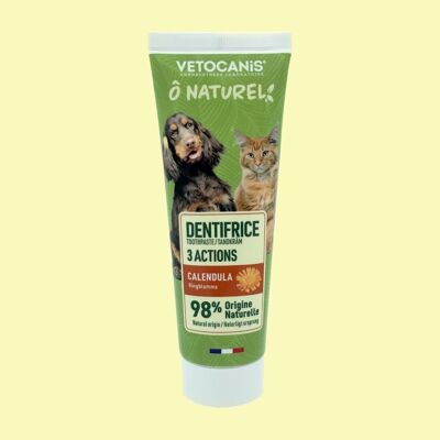 Natürliche Zahnpasta für Hunde und Katzen mit Calendula-Extrakt – 75 g