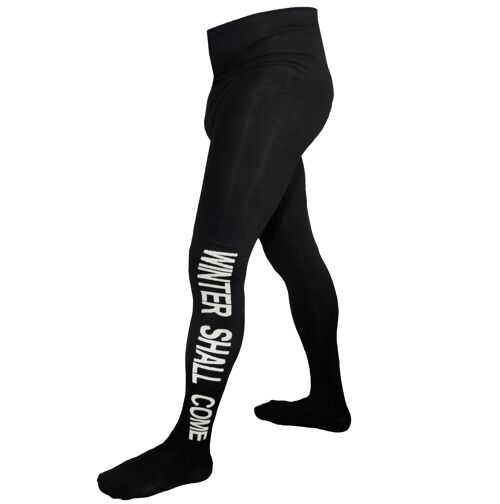 Tights for Men >>Winter Shall Come: Black and White<<