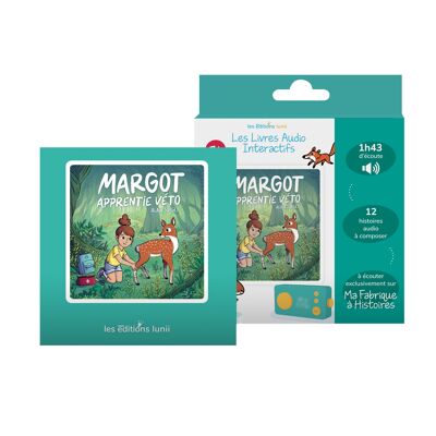 Box Margot, aprendiz de veterinaria - Audiolibro interactivo a partir de 7 años para escuchar en Ma Fabrique à Histoires