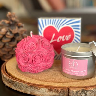 Besondere duftende und dekorative Kerzenbox zum Muttertag