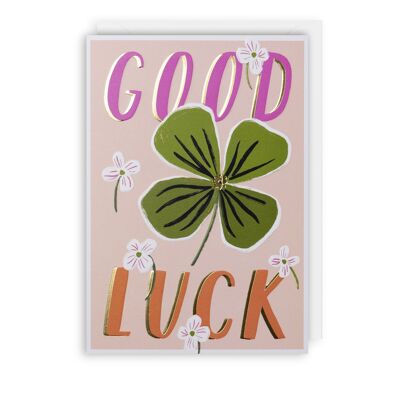 GOOD LUCK Card