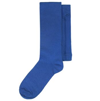 Collants Coton Homme >>Bleu Bleuet<< 2