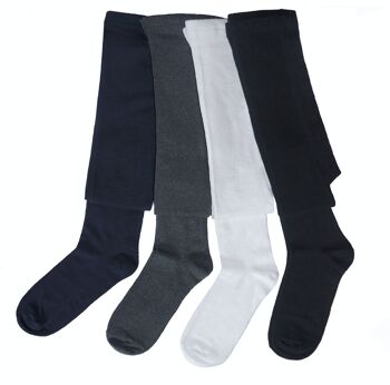 Collants Coton Homme >>Anthracite<< 3