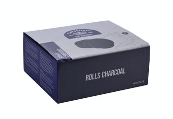 Charbon à Chicha Narguilé Hookah  33mm - 10 Rouleaux - 100 charbons- 1 kg 4