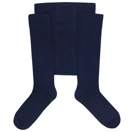 Cotton Tights for Men >>Navy<<