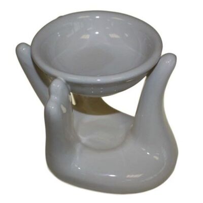 CDes-01 - Helping Hand Oil Burner - White - Sold in 4x unit/s per outer
