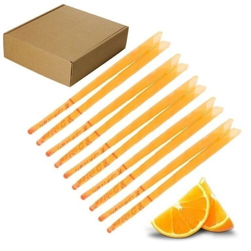 EarC-10C - CARTON Scented Ear Candles - Sweet Orange - Sold in 100x unit/s per outer