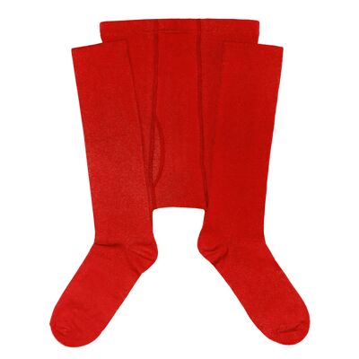 Cotton Tights for Men >>Red<<