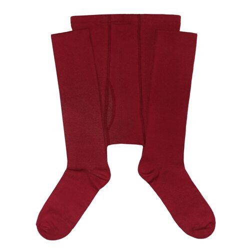 Cotton Tights for Men >>Wine Red<<