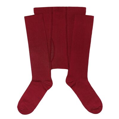 Collant Cotone per Uomo >>Vino Rosso<<