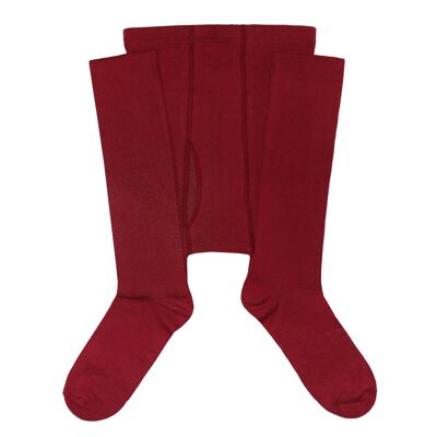 Cotton Tights for Men >>Wine Red<<