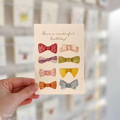 Greeting card - bow ties