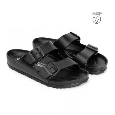 Unisex Bio EVA Sandal Buckles Black New Coachella