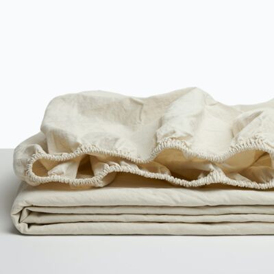 Oatmeal Fitted Sheet