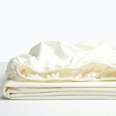 Nappe ovale blanche 4.5mx2.25 - Passiondecor