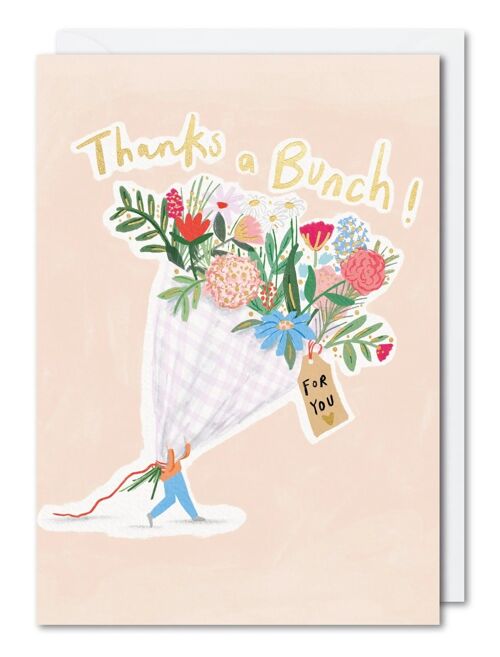 Thanks a Bunch Thank You Card