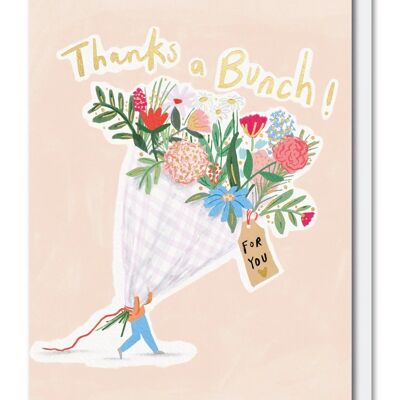 Thanks a Bunch Thank You Card