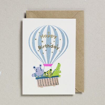 Riso Baby Cards (Pack of 6) Hot Air Balloon