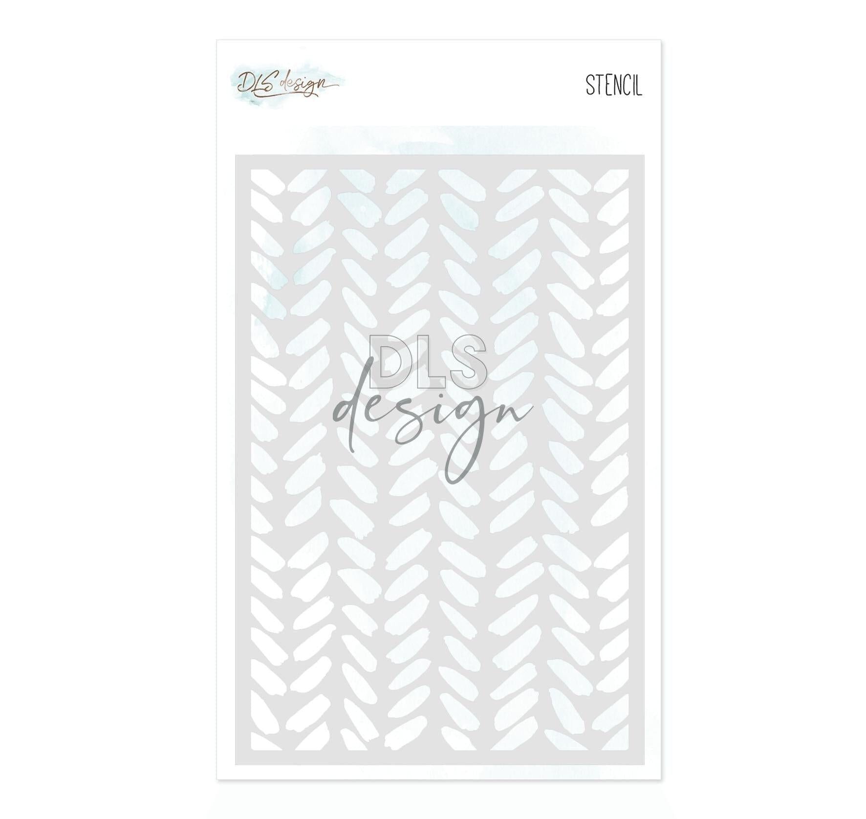 Stencil a spina di pesce