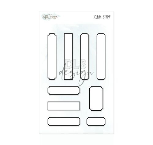 Clear stamp Labels Thin