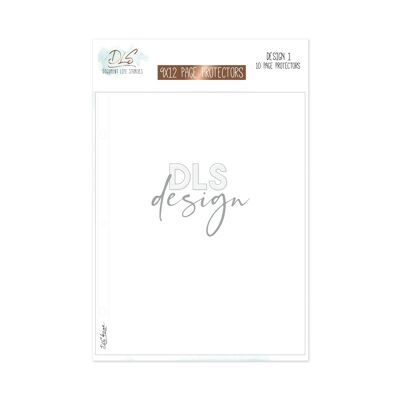 Protège-pages 9x12" Design 1