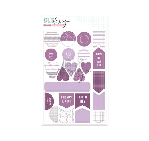 Chipboard Essential Shapes Purple
