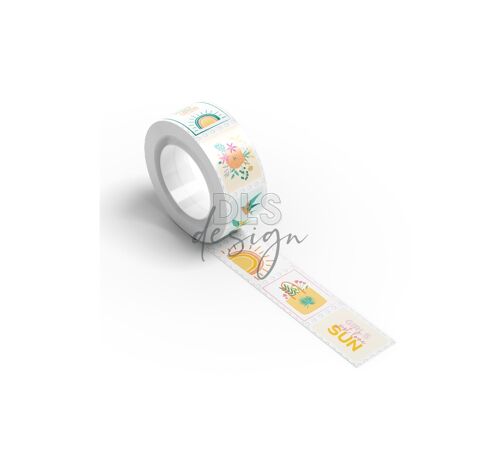 Washi Tape Post Stamp Excited