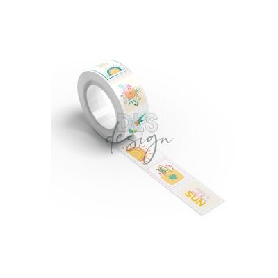 Washi Tape Poststempel Aufgeregt