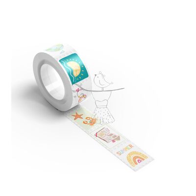 Washi Tape Post Stamp Storie estive 2022