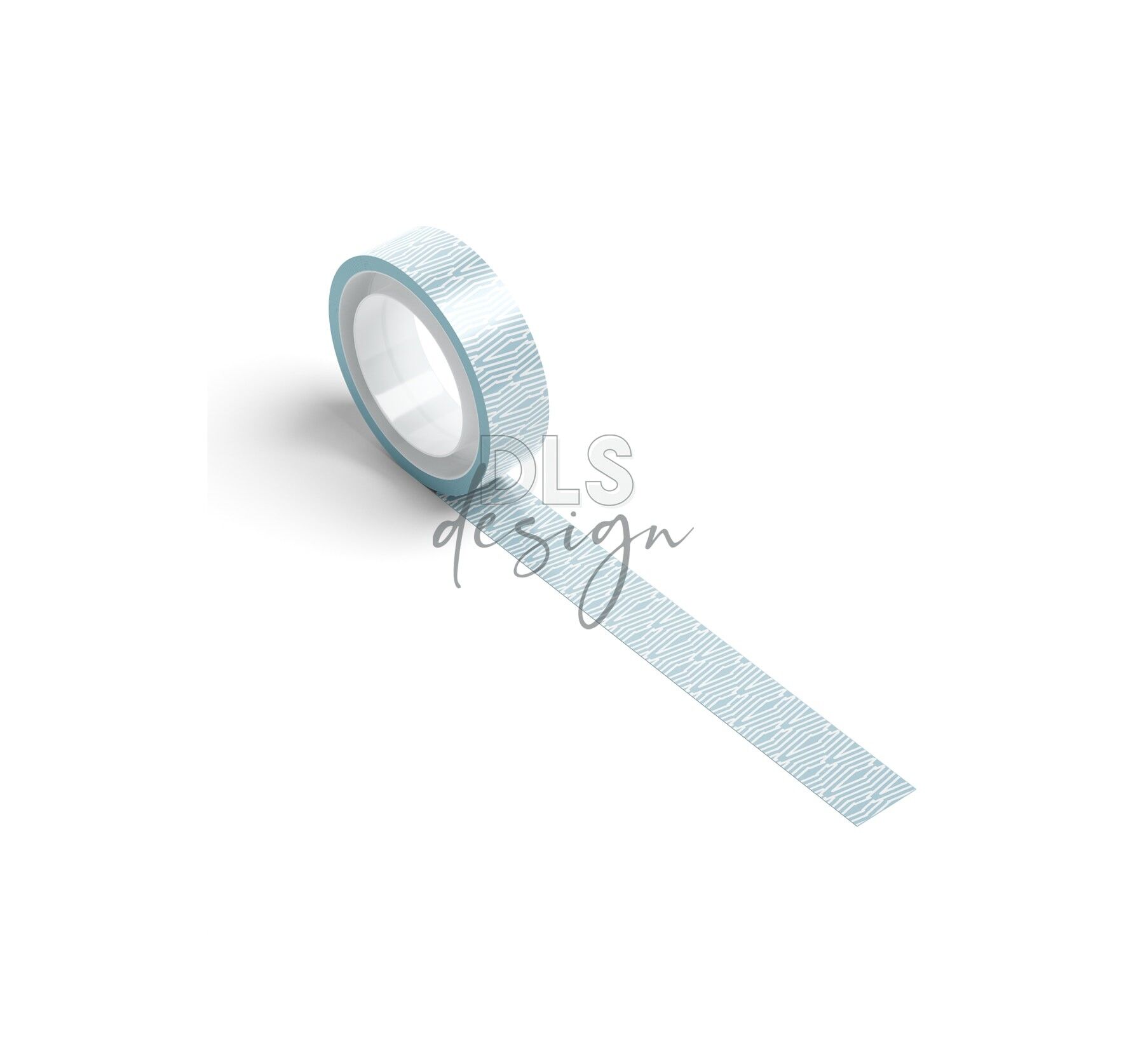 Washi Tape Geopattern Polvere Blu