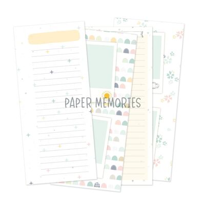 Life Story Insert 3x8" - Complemento Goodnight Kisses Notes and Pictures