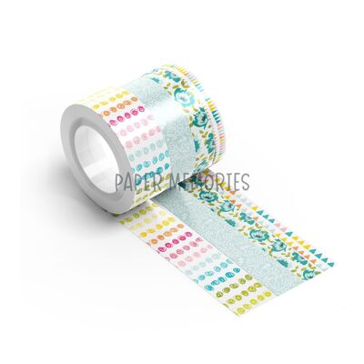 Juego de cintas washi - Recuerdos de verano