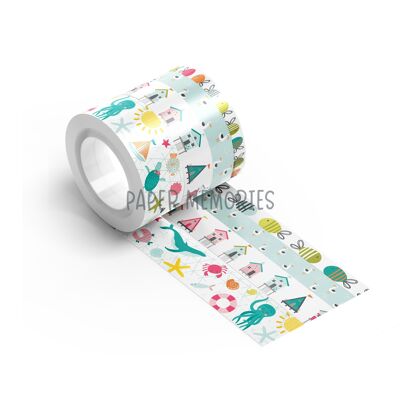 Juego de cintas washi - Recuerdos de verano - Sandy Toes