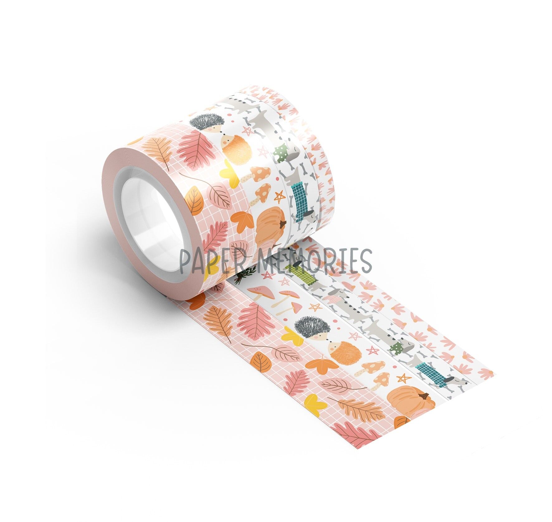 Washi Tape Set - Herbsterinnerungen