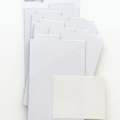 Chipboard dividers with tabs