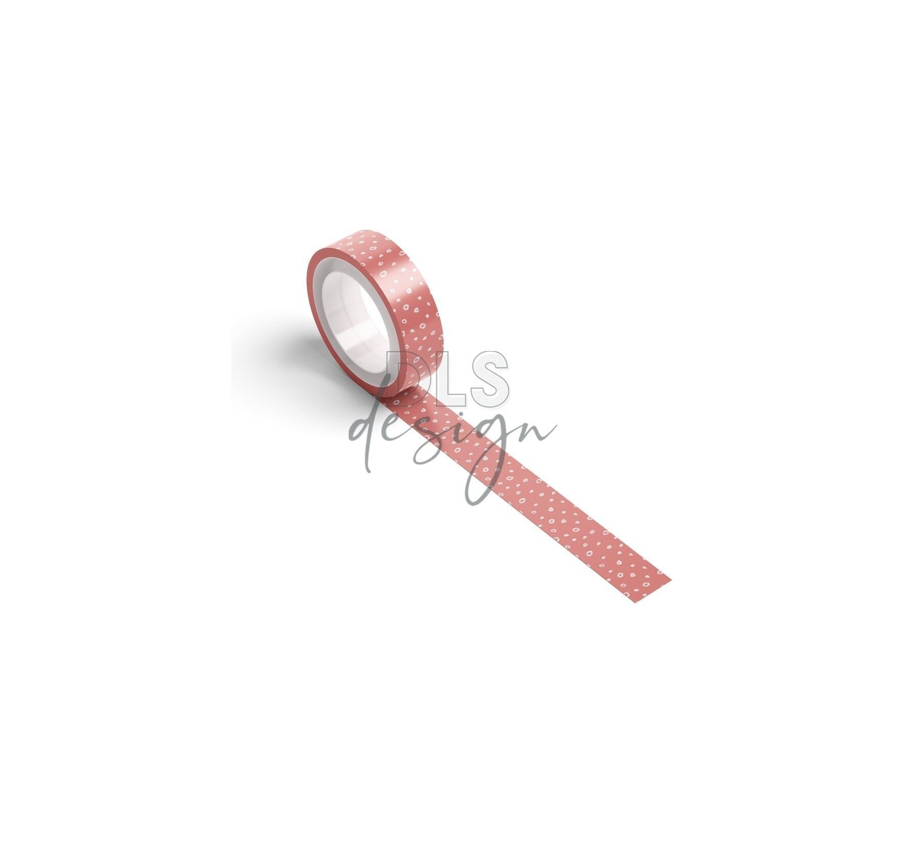 Washi Tape Dots Diap Corallo 15mm