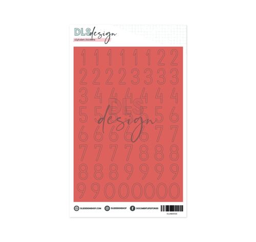 123 Stickers Big Chloe Deep Coral