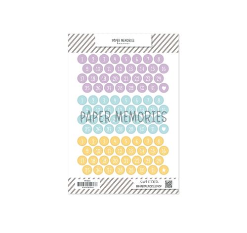 Date Stickers Spring Memories Easter