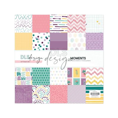 Ensemble de papiers 12" Moments